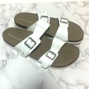 Madden Girl White Sandals Size 11 Women’s